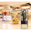 floor stand LCD signage indoor advertising digital player